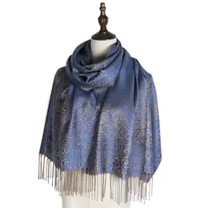 Pashmina Style in Floral or Paisley Pattern Scarf Wrap