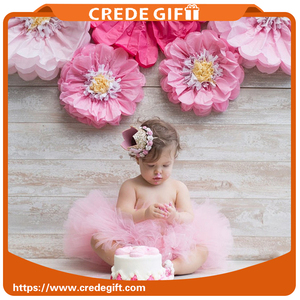 Hot sale Europe and the United States the new kids Birthday party crown lace <span class=keywords><strong>rose</strong></span> hat accessories - Product Image 1