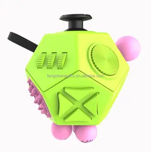 Anti-estrés cubo mágico juguetes 2017 mejor regalo de Navidad 3D magia gadgets de escritorio 12 lados cubo mágico - Product Image 1