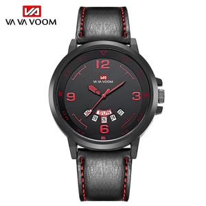 <span class=keywords><strong>Orologio</strong></span> da Polso VAVA WOOM per <span class=keywords><strong>Uomo</strong></span>, Sportivo ed Elegante con <span class=keywords><strong>Cinturino</strong></span> in <span class=keywords><strong>Pelle</strong></span>, Relogio Masculino, <span class=keywords><strong>Orologio</strong></span> alla Moda con Indicazione del Giorno - Product Image 6