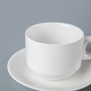 Moderno Bianco Hotel In Ceramica Tazze di Tè, Eco Friendly Hotel Insieme della Tazza di <span class=keywords><strong>Caffè</strong></span>/ - Product Image 3