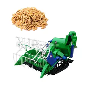 Mini zincir kombine buğday pirinç hasat makinesi fiyat