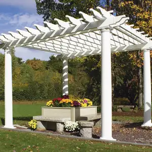 Pergola de alumínio do casaco moderno do pó