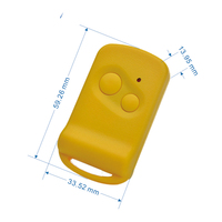 Télécommande sans fil RF à code d'apprentissage Yet096 433 MHz/315 MHz à 2 boutons pour porte de garage et domotique