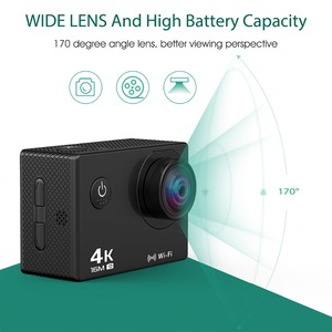 4k @ 30fps WIFI XDV APP action cam Ultra FULL HD 1080 P 60FPS impermeabile Helmet recorder macchina fotografica di Sport - Product Image 4