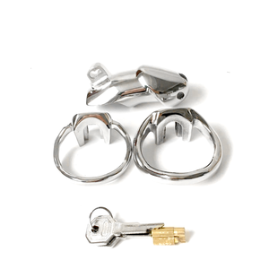 Nuovissimo Dispositivo di Castità Maschile in Acciaio Inox, Anello per <span class=keywords><strong>Pene</strong></span>, Gabbia per Uomini, Giocattolo CBT, Prodotti Sessuali per Adulti - Product Image 5