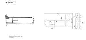 Modern Design and High Quality Stainless Steel Bathroom <strong>Grab</strong> <strong>Bar</strong> - Product Image 3