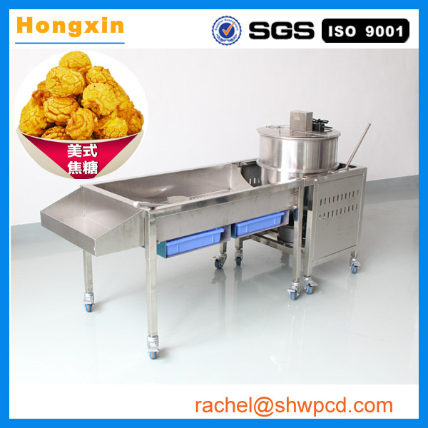 Manual caramel ball shape commercial popcorn machine