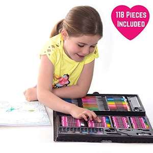 118点入りデラックスアートセット、描画や絵画に必要な画材がたくさん入っています - Product Image 3