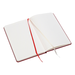 Toàn bộ Giá Rẻ A5 (5.25*8.25 Inch) red PU Leather Bìa Cứng 192 Trang 80GSM Ngà Giấy Lót Tạp Chí Máy Tính Xách Tay Với Dây Đeo Đàn Hồi - Product Image 5