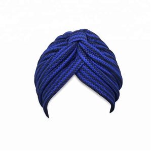 थोक कस्टम धारीदार Beanie पगड़ी केमो टोपी कैंसर रोगियों के लिए सिर पर लपेट कैप Headwear - Product Image 6
