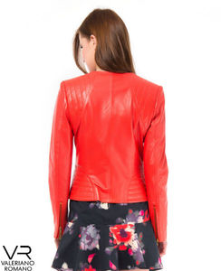 Chaqueta de Cuero Vacuno Valeriano Romano de Primera Calidad, Nueva Marca de Prendas de Cuero de Turquía, Modelo VRW0087 - Product Image 3