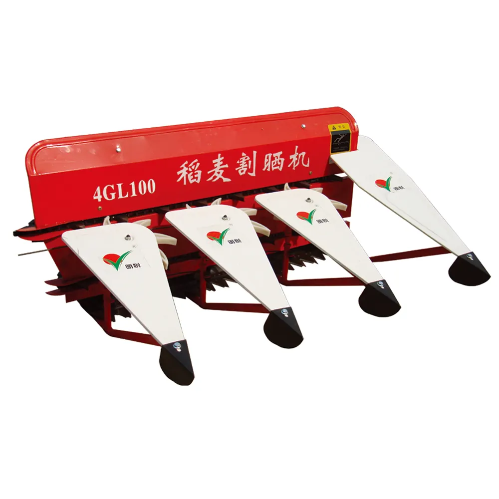 Mingyue reaper attachment 4GL100 rice walking tractor reaper mini tiller cutter head paddy reaper cutting head