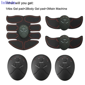 כושר הרזיה גוף פסל שרירים מאמן ab Gymnic חגורת לעיסוי כרית בטן שרירים ממתח חגורות שומן מבער - Product Image 2