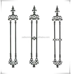 hot sale wrought iron fence parts ornamental cast iron fence