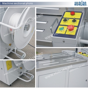 KZ-8060/D Hualian-máquina <span class=keywords><strong>flejadora</strong></span> automática, cinta de PP, caja de acero de poliéster, maquinaria de cartón - Product Image 4