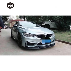 Para <span class=keywords><strong>BMW</strong></span> M3 F80 M4 F82 fibra de carbono PSM Body Kit doble labios delanteros difusor trasero faldones laterales Spoiler maletero ala parachoques delantero - Product Image 5