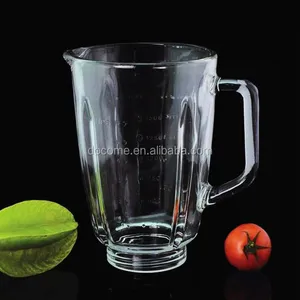 GA-BL-A92 Round 1.8L Soda Lime Glass Blender Jar for National Juicer Beaker from BLENDERJAR Brand OEM Factory