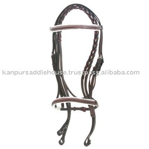 Exportadores indios Venta a granel Cuerda de cuero Halter Para Caballo Bridling - Product Image 2
