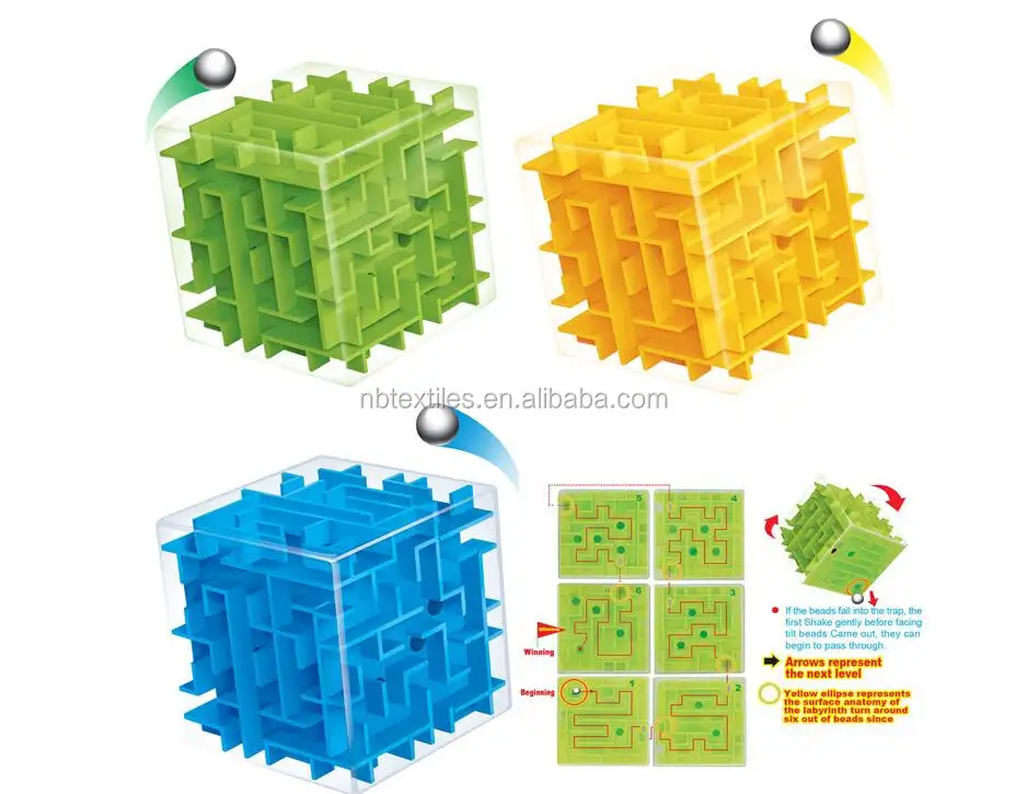 3d cube puzzle maze games for kids