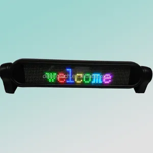 rgb 12X72pixel 12volt led car message sign