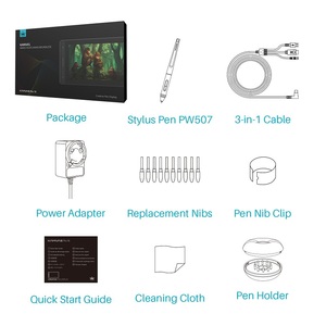 <span class=keywords><strong>HUION</strong></span> — tablette graphique KAMVAS <span class=keywords><strong>Pro</strong></span>, 16x15.6 pouces, surface pour dessin Digital, avec stylet inclinable, sans batterie - Product Image 6