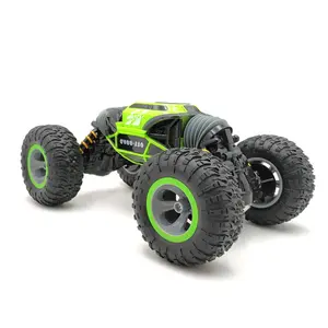 Keyfini çıkarın yıldız sıcak satış uzaktan kumanda araba 1/18 Off Road, 2.4GHz, 4WD, bir anahtar dönüşümü, çift taraflı haddeleme dublör araba rc paletli