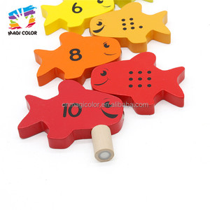 Nouvelle arrivée éducatifs magnétique en bois poissons jeux pour les tout-petits W01B088 - Product Image 6