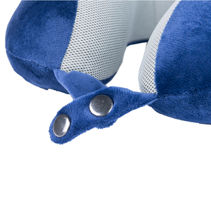 Cuscino pieghevole da viaggio con Memory Foam da massaggio e carboncino di bambù rimovibile mezzo gonfiabile e mezza <span class=keywords><strong>spugna</strong></span> cuscino a forma di U - Product Image 5