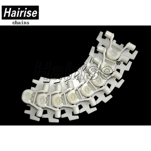 Chaîne de convoyage à bande plate en plastique Hairise à double pas pour alimentation, conception de bande de sushi - Product Image 6