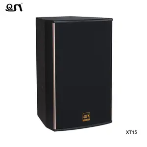500w meeting room audio systems full range 15 inch speaker box(XT15)