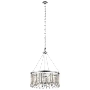 Luxury high quality modern hotel living room circular crystal ring or dining room crystal chandelier pendant lamp