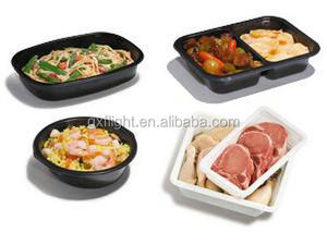 CPET-contenedores de alimentos seguros para microondas y horno, contenedores desechables resistentes al calor para línea aérea - Product Image 6