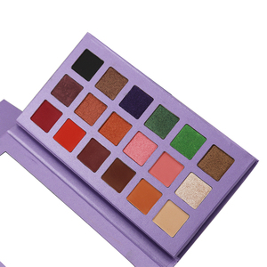 <span class=keywords><strong>Paleta</strong></span> de sombras de ojos de 18 colores de alta calidad Muestra gratis <span class=keywords><strong>Paleta</strong></span> de belleza brillante mate <span class=keywords><strong>con</strong></span> purpurina Maquillaje en polvo de etiqueta privada - Product Image 2