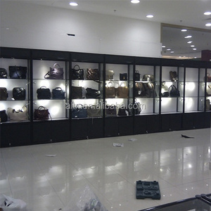 Tầng Thường Vụ Thiết Kế Tùy Chỉnh Gỗ Whisky Hiển Thị Nội Với Đèn Led - Product Image 4