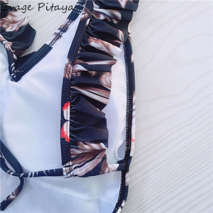 2018 venta al por mayor personalizar logotipo gran oferta bajo MOQ Impresión de corte alto Sexy Japón señoras maduras trajes de baño para mujeres - Product Image 6