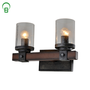 Haute Qualité Métal Verre Bois Bulle E27 Lustres <span class=keywords><strong>4</strong></span> Lumière Pendentif Lumière - Product Image 3
