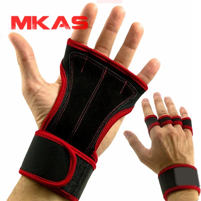 MKAS Qualité Gym Simple Sport Fitness Gants Vente en Gros Gym Unisexe Extérieur Logo Personnalisé Disponible Best-seller Gants Sport G