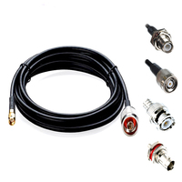 Conjunto de Cable Coaxial RF Personalizado RG6 RG58 RG213 con Conectores SSMA BNC TNC N F para Antena de Radio o Uso de Energía