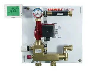 Water Underfloor Heating Manifold Pump mixing valve unit