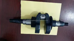 186F crankshaft with gears for Machinery parts and diesel engine spare parts