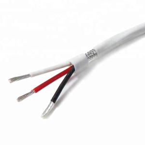 Câble chauffant VDE VW-1 CAS, <span class=keywords><strong>fil</strong></span> chauffant électrique, cuivre étamé torsadé, isolé PTFE, résistance à la chaleur, <span class=keywords><strong>calibre</strong></span> 18-20, 600V, IP44 - Product Image 1