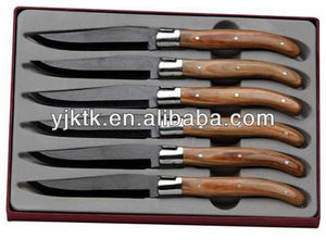 Ensemble de couteaux à couverts en céramique <span class=keywords><strong>Laguiole</strong></span> 4" - Product Image 1