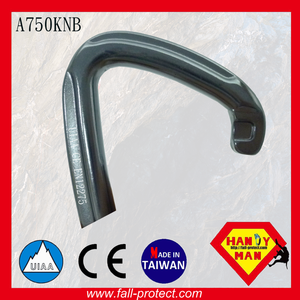 Mosquetón de escalada de montaña, puerta curvada de aluminio CE UIAA - Product Image 2