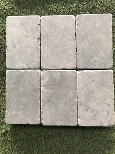 Carrelage extérieur moderne en pierre calcaire bleue polie à coins arrondis <span class=keywords><strong>CARIA</strong></span>, épaisseur 18 mm - Product Image 5