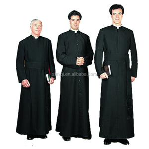 Fabricant OEM Soutane Noire Épiscopale Catholique Romaine - Product Image 1