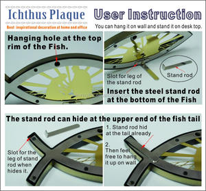 Ichthus placa fe - Product Image 2