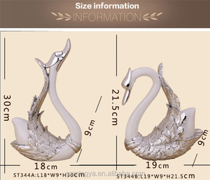 Regalos para Parejas, Figura <span class=keywords><strong>de</strong></span> Cisne <span class=keywords><strong>de</strong></span> Poliresina, Pareja Enamorada, para Decoración <span class=keywords><strong>de</strong></span> Interiores - Product Image 6