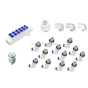 Moderno Rectangular Spa Whirlpool Jet Kit Sistema de burbujas de aire de latón delgado para uso en interiores Accesorios de baño portátiles con soplador de aire - Product Image 2