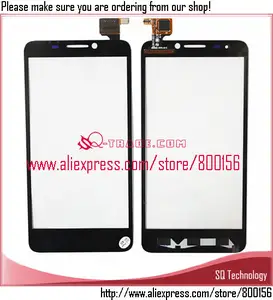 Ekran Digitizer touch siyah renk Alcatel One Touch Idol 6030 6030D Çin için